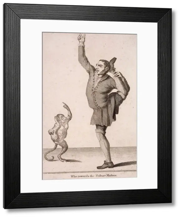 Framed Print : Who rewards the Posture Masters, Cries of London, (c1688?) Framed Print : Who rewards the Posture Masters, Cries of London, (c1688?)