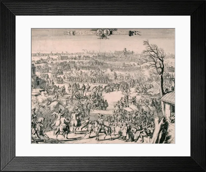 Framed Print : Royal Procession of King William III, 1688. Artist: Romeyn de Hooghe Framed Print : Royal Procession of King William III, 1688. Artist: Romeyn de Hooghe