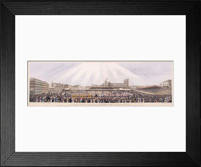 Framed Print : King George IVs Coronation Procession, London, 1821 Framed Print : King George IVs Coronation Procession, London, 1821