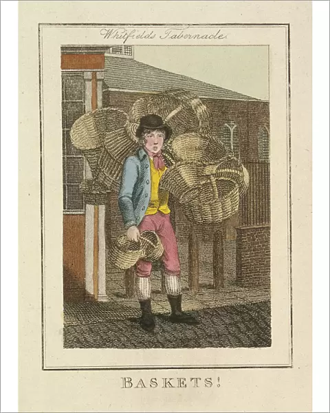 Baskets!, Cries of London, 1804