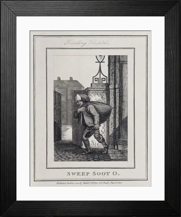 Framed Print : Sweep Soot O, Cries of London, 1804 Framed Print : Sweep Soot O, Cries of London, 1804