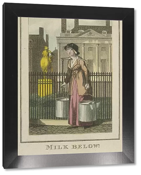 Milk Below!, Cries of London, 1804