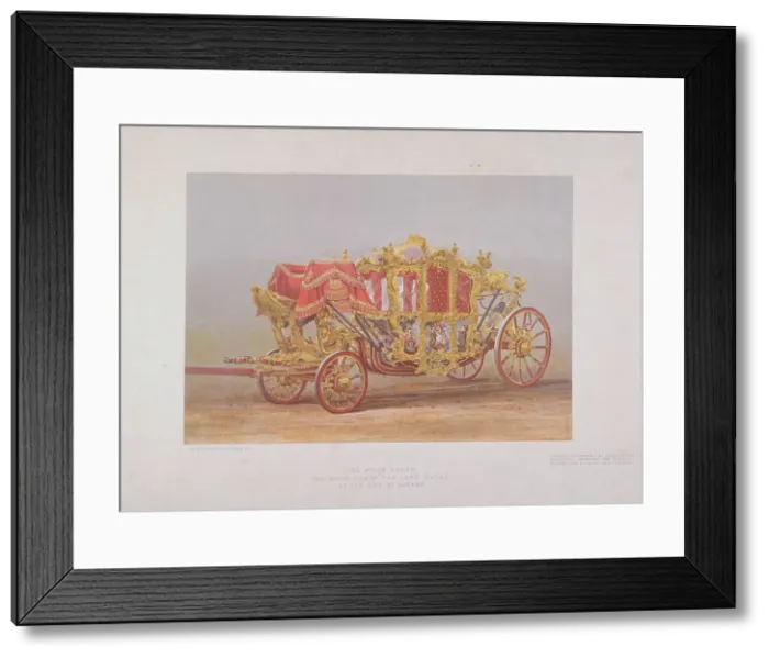 Framed Print : Lord Mayors Coach, 1872. Artist: Kell Brothers Framed Print : Lord Mayors Coach, 1872. Artist: Kell Brothers