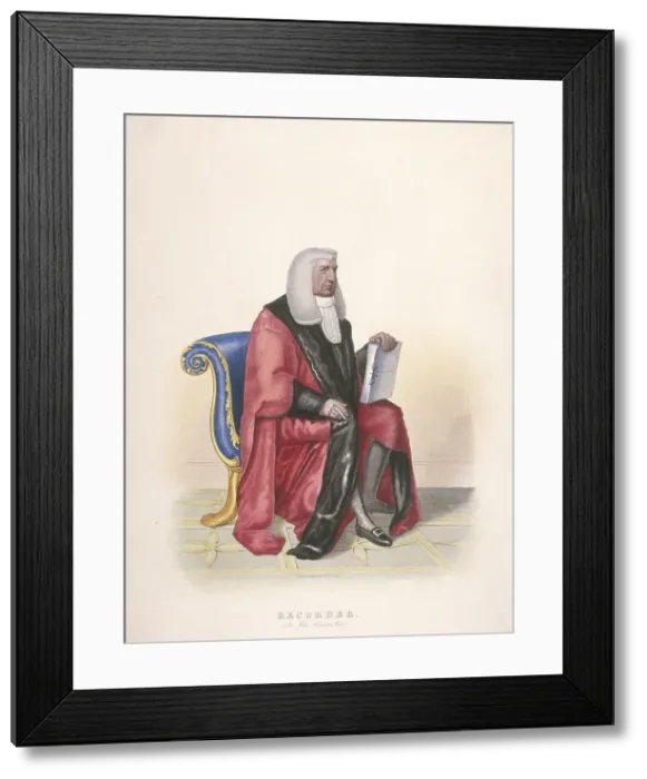 Framed Print : Recorder of the City of London, Sir John Silvester, in civic costume, 1825. Artist Framed Print : Recorder of the City of London, Sir John Silvester, in civic costume, 1825. Artist