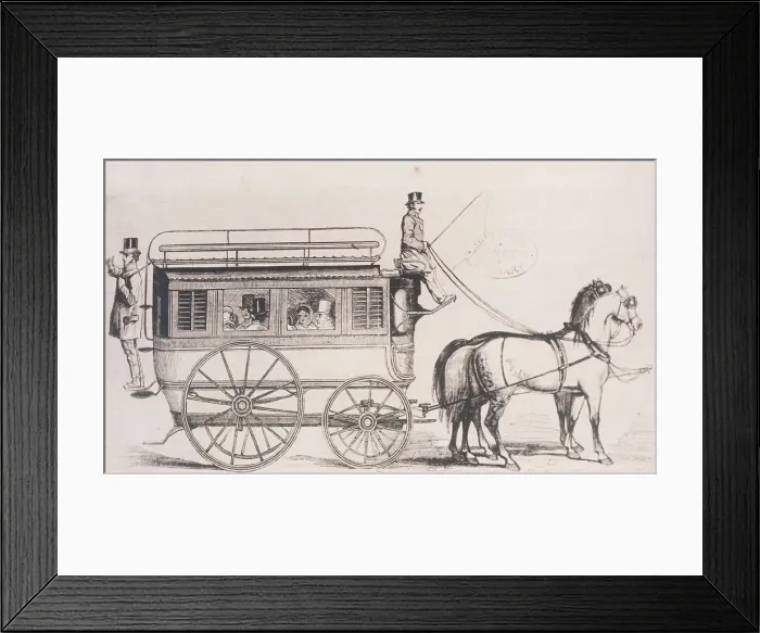 Framed Print : London General Omnibus, 1856 Framed Print : London General Omnibus, 1856