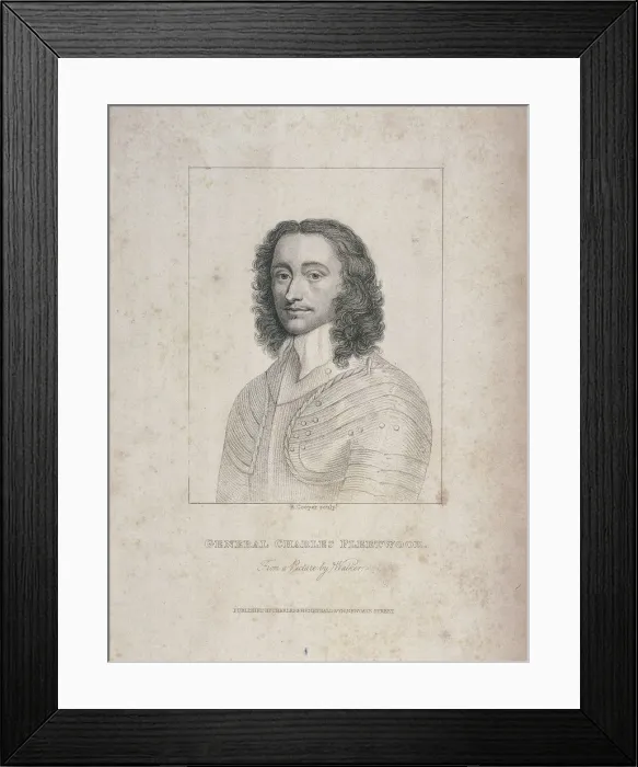 Framed Print : General Charles Fleetwood, (c1800). Artist: R Cooper Framed Print : General Charles Fleetwood, (c1800). Artist: R Cooper