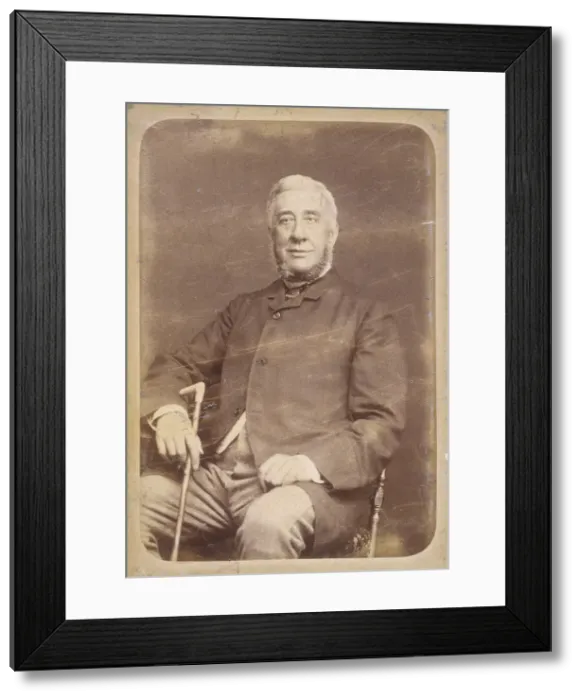 Framed Print : Charles Gassiot, c1880 Framed Print : Charles Gassiot, c1880