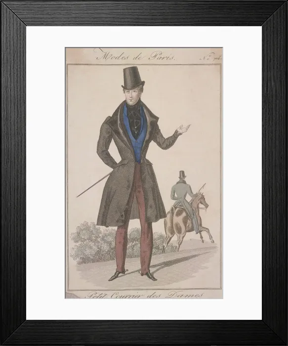 Framed Print : Modes de Paris, c1810 Framed Print : Modes de Paris, c1810