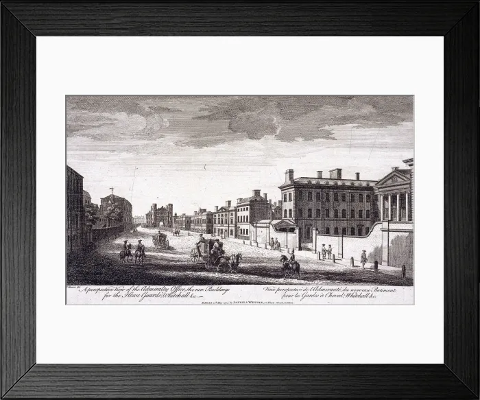 Framed Print : Admiralty, Whitehall, London, 1794. Artist: Laurie & Whittle Framed Print : Admiralty, Whitehall, London, 1794. Artist: Laurie & Whittle