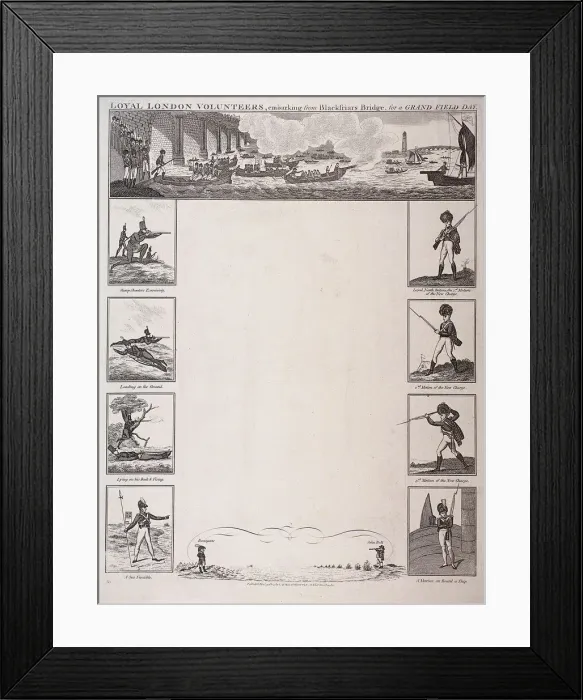 Framed Print : Loyal London Volunteers, 1804 Framed Print : Loyal London Volunteers, 1804