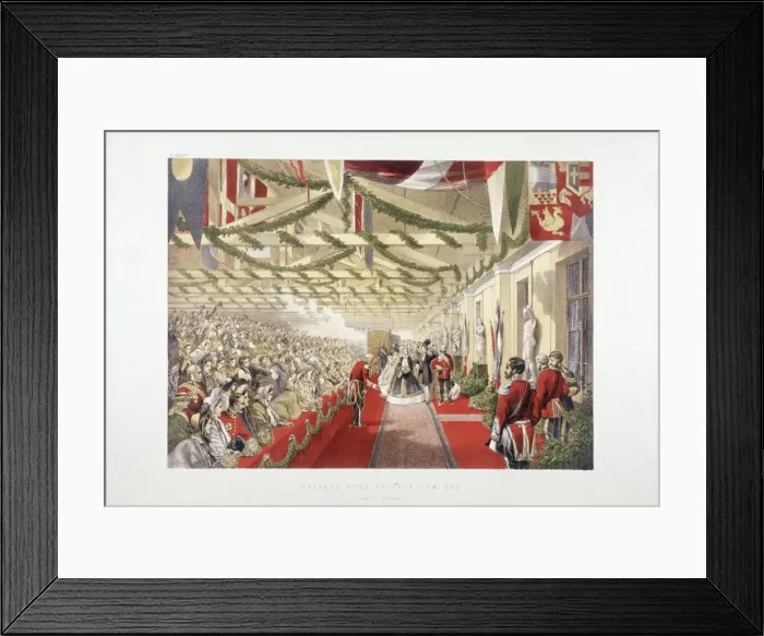 Framed Print : Princess Alexandras arrival at Bricklayers Arms Station, Bermondsey, London, 1863 Framed Print : Princess Alexandras arrival at Bricklayers Arms Station, Bermondsey, London, 1863
