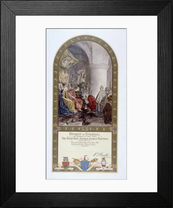 Framed Print : William I granting the charter to the citizens of London, 1899 Framed Print : William I granting the charter to the citizens of London, 1899