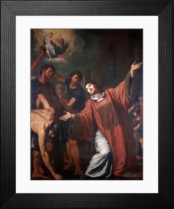 Framed Print : The stoning of St Stephen Framed Print : The stoning of St Stephen