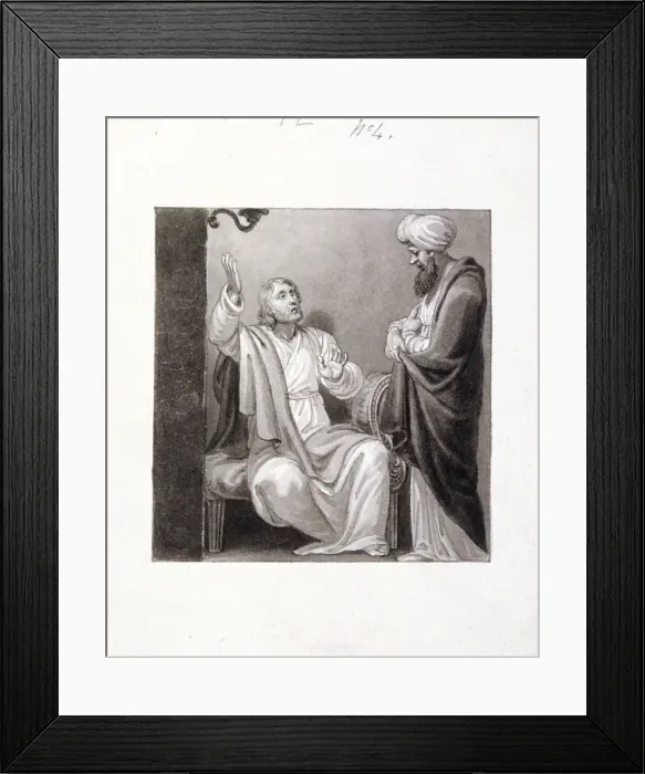 Framed Print : Christ Preaching, c1810-c1844. Artist: Henry Corbould Framed Print : Christ Preaching, c1810-c1844. Artist: Henry Corbould