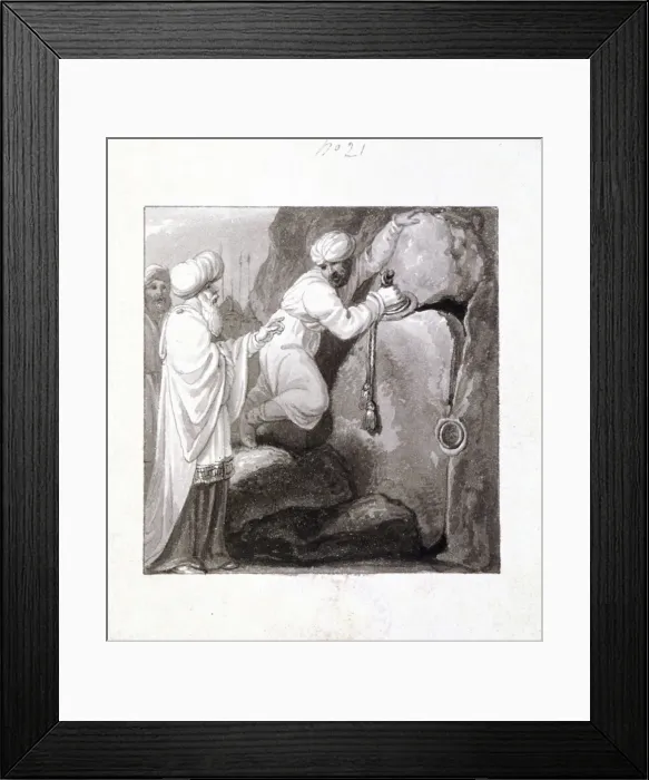 Framed Print : The Sealing of the sepulchre, c1810-c1844. Artist: Henry Corbould Framed Print : The Sealing of the sepulchre, c1810-c1844. Artist: Henry Corbould
