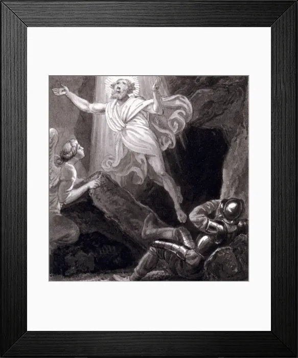 Framed Print : The Resurrection, c1810-c1844. Artist: Henry Corbould Framed Print : The Resurrection, c1810-c1844. Artist: Henry Corbould