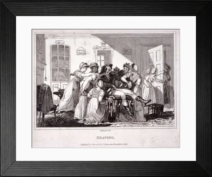 Framed Print : Heaving, 1816 Framed Print : Heaving, 1816