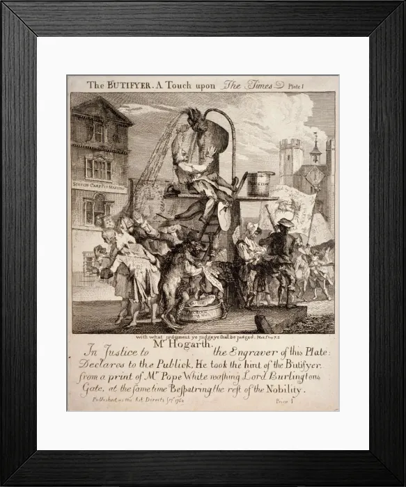 Framed Print : William Hogarth, 1762. Artist: Paul Sandby Framed Print : William Hogarth, 1762. Artist: Paul Sandby