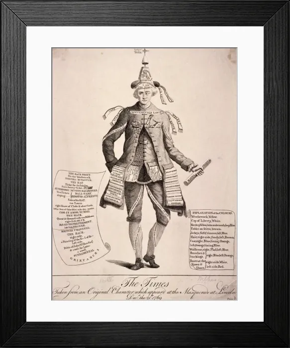 Framed Print : The Times, 1769 Framed Print : The Times, 1769