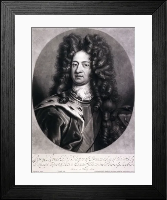 Framed Print : George I, King of Great Britain, c1700. Artist: Joseph Smith Framed Print : George I, King of Great Britain, c1700. Artist: Joseph Smith