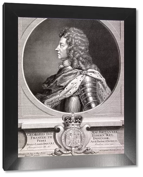 George I, King of Great Britain, c1700. Artist: J Chereau