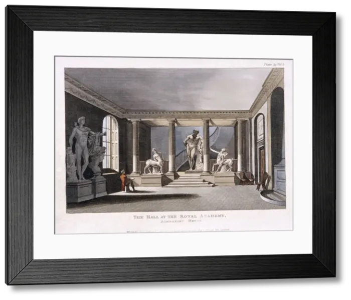 Framed Print : Royal Academy of Arts in the Somerset House, Westminster, London, 1810 Framed Print : Royal Academy of Arts in the Somerset House, Westminster, London, 1810