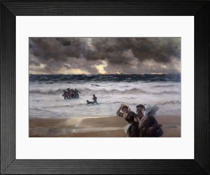 Framed Print : Cardigan Bay, Wales, c1858-c1902. Artist: Philip Richard Morris Framed Print : Cardigan Bay, Wales, c1858-c1902. Artist: Philip Richard Morris