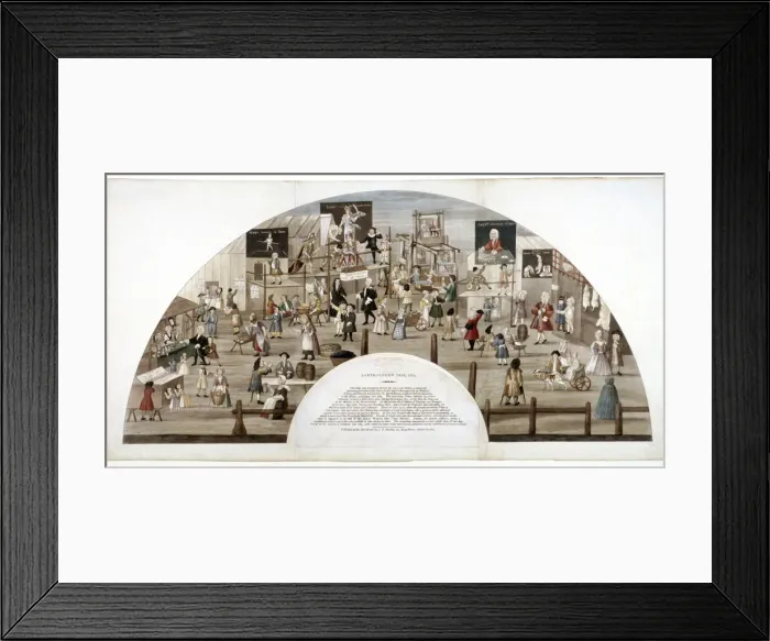Framed Print : Bartholomew Fair, West Smithfield, London, c1825 Framed Print : Bartholomew Fair, West Smithfield, London, c1825