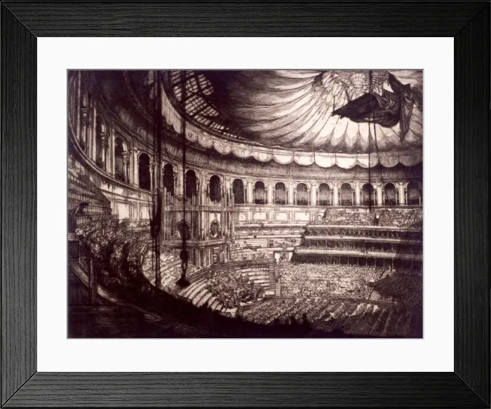 Framed Print : Interior view of the Royal Albert Hall, Kensington, London, 1916 Framed Print : Interior view of the Royal Albert Hall, Kensington, London, 1916