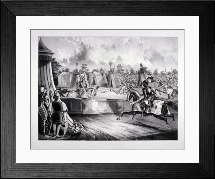 Framed Print : Eglinton Tournament, the Tilt-Yard of the 19th century, near the Regents Park, London, 1839 Framed Print : Eglinton Tournament, the Tilt-Yard of the 19th century, near the Regents Park, London, 1839