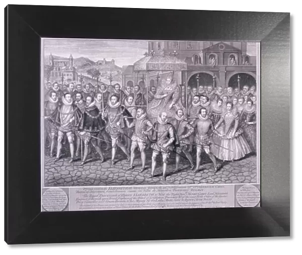 Procession of Queen Elizabeth I to Blackfriars, London, 16 June 1600, (1742). Artist