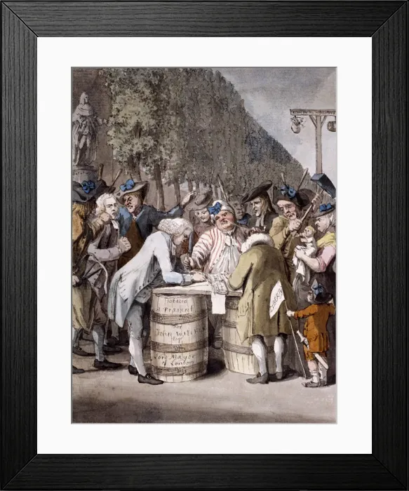 Framed Print : The Middlesex election, 1775. Artist: Samuel Hieronymus Grimm Framed Print : The Middlesex election, 1775. Artist: Samuel Hieronymus Grimm