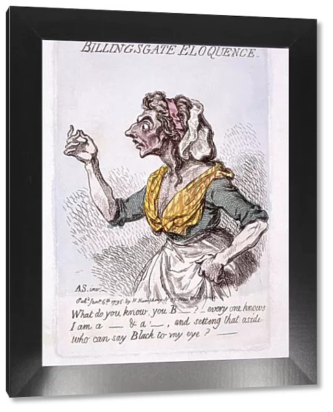 Billingsgate eloquence, 1795. Artist: James Gillray