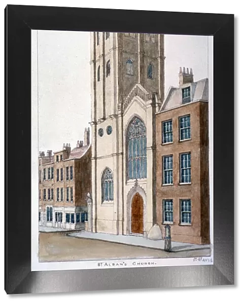 St Albans Church, Wood Street, London, 1824. Artist