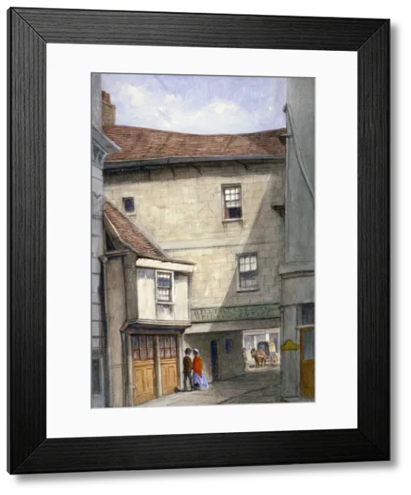 Framed Print : Bell Tavern, Addle Hill, London, 1868. Artist: JT Wilson Framed Print : Bell Tavern, Addle Hill, London, 1868. Artist: JT Wilson