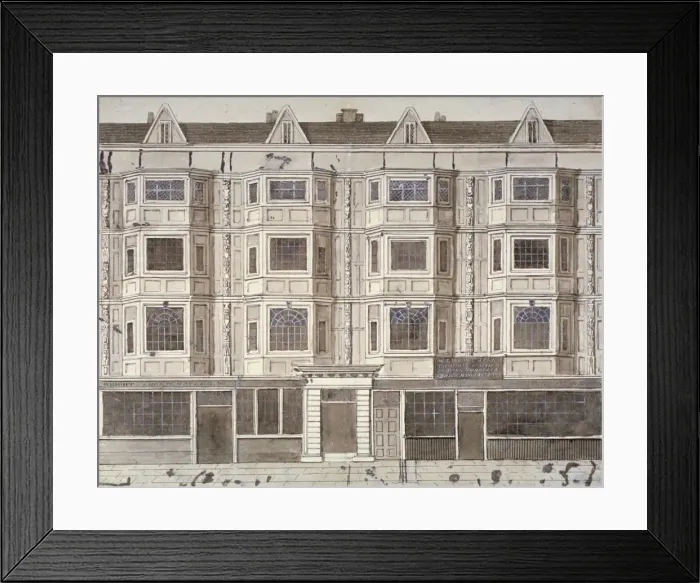 Framed Print : Aldersgate Street, London, c1820(?) Framed Print : Aldersgate Street, London, c1820(?)
