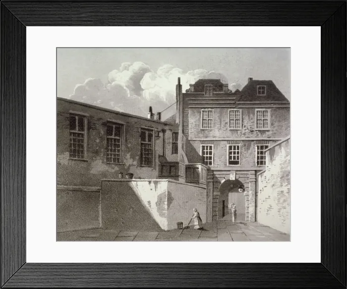 Framed Print : Shaftesbury House, Aldersgate Street, London, 1811 Framed Print : Shaftesbury House, Aldersgate Street, London, 1811