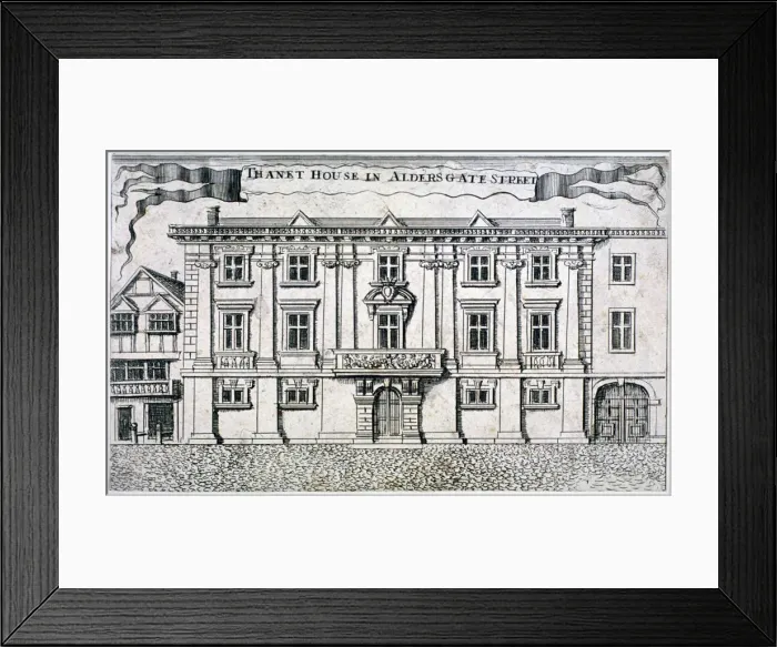 Framed Print : Thanet House, Aldersgate Street, London, c1750 Framed Print : Thanet House, Aldersgate Street, London, c1750