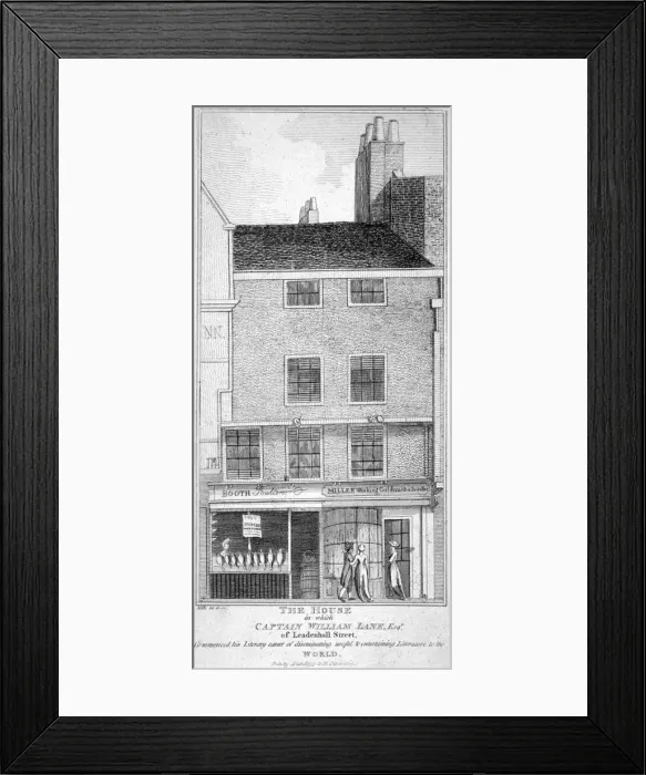 Framed Print : 13 Aldgate, London, 1807 Framed Print : 13 Aldgate, London, 1807