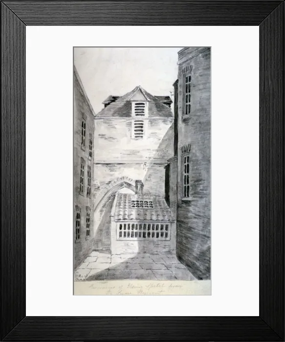 Framed Print : Church of St Alfege, London Wall, London, 1805 Framed Print : Church of St Alfege, London Wall, London, 1805
