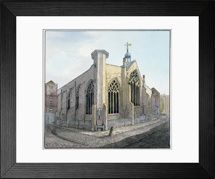 Framed Print : View of Austin Friars, City of London, c1800 Framed Print : View of Austin Friars, City of London, c1800