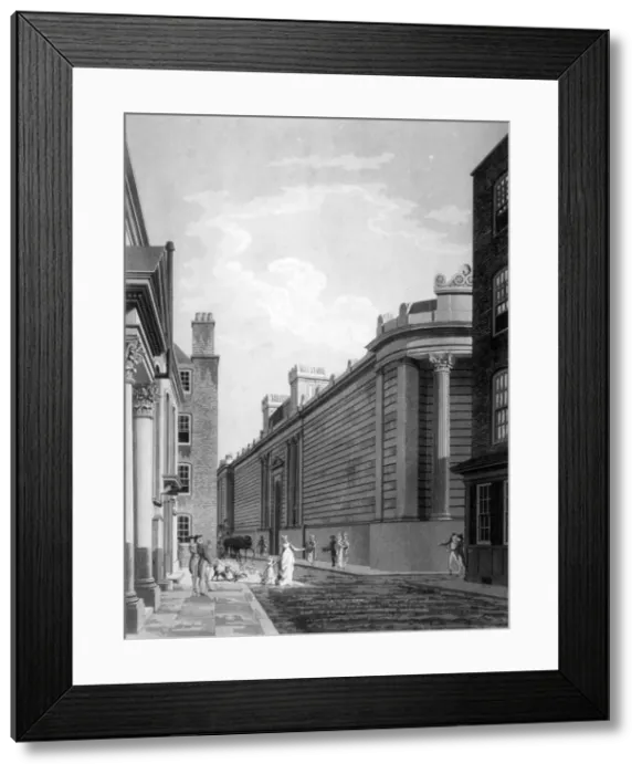 Framed Print : View of the north front of the Bank of England, City of London, 1797 Framed Print : View of the north front of the Bank of England, City of London, 1797