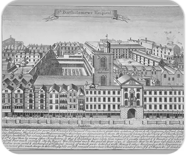 St Bartholomews Hospital, Smithfield, City of London, 1723