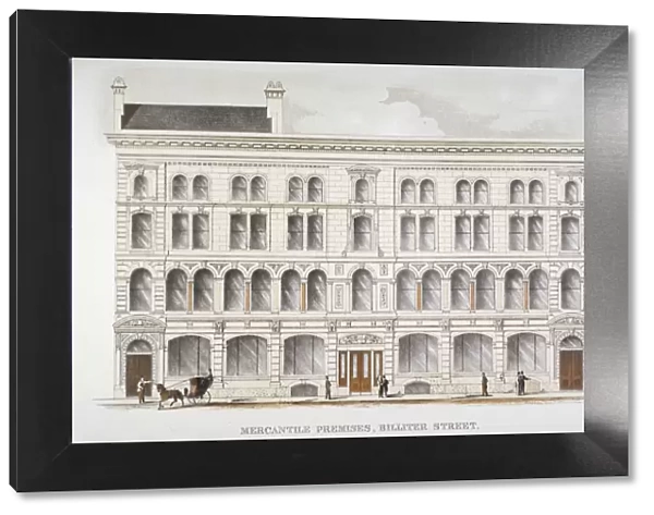 View of mercantile premises, Billiter Street, City of London, 1875