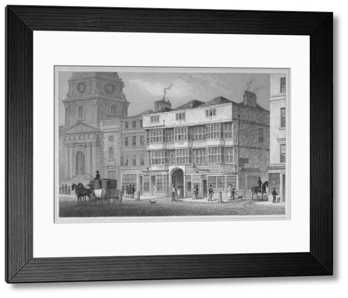 Framed Print : The White Hart Inn at no 119 White Hart Court, Bishopsgate, City of London, 1829 Framed Print : The White Hart Inn at no 119 White Hart Court, Bishopsgate, City of London, 1829