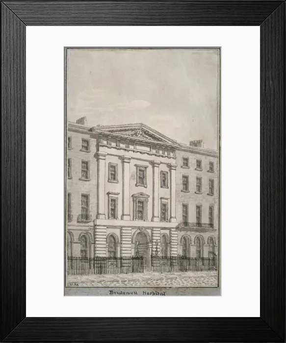 Framed Print : Bridewell, City of London, 1820. Artist: MM Framed Print : Bridewell, City of London, 1820. Artist: MM