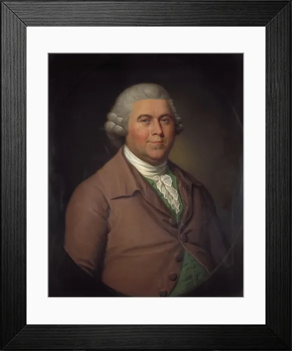 Framed Print : John Davis, the Proprietor of Bagnigge Wells, c1761-1799. Artist: James Scouler Framed Print : John Davis, the Proprietor of Bagnigge Wells, c1761-1799. Artist: James Scouler