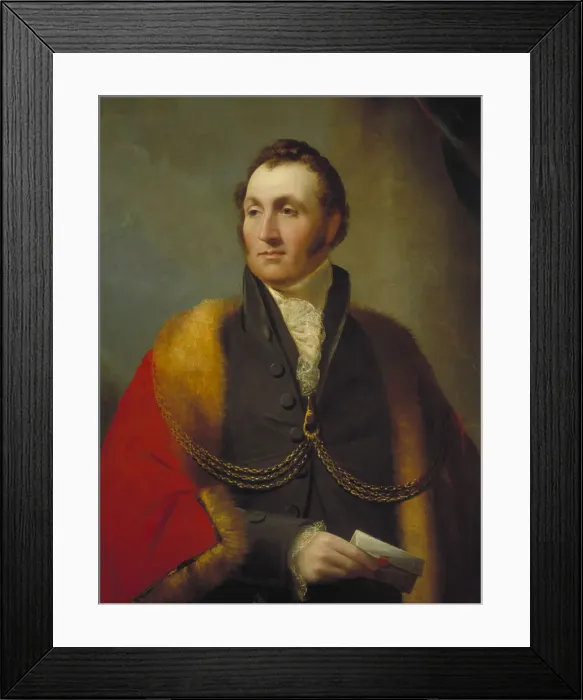Framed Print : John Reay, Sheriff of London 1814-1815, c1814-1815. Artist: James Lonsdale Framed Print : John Reay, Sheriff of London 1814-1815, c1814-1815. Artist: James Lonsdale
