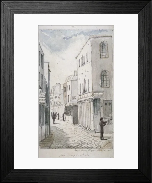 Framed Print : The Weigh House Chapel, Eastcheap, City of London, 1834. Artist Framed Print : The Weigh House Chapel, Eastcheap, City of London, 1834. Artist