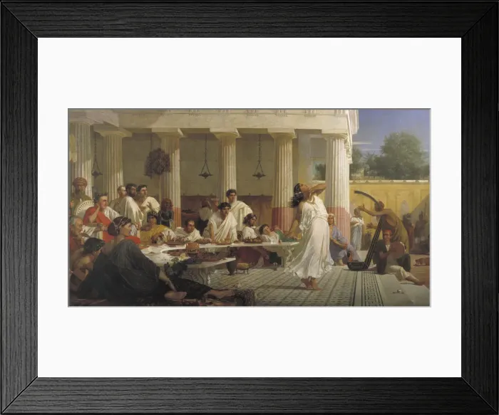 Framed Print : Herods birthday feast, 1868. Artist: Edward Armitage Framed Print : Herods birthday feast, 1868. Artist: Edward Armitage